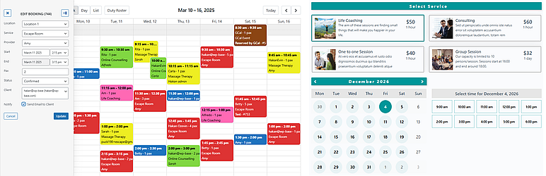 WP BASE Booking of Appointments, Services and Events