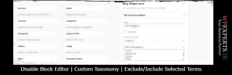 WP Categories Widget