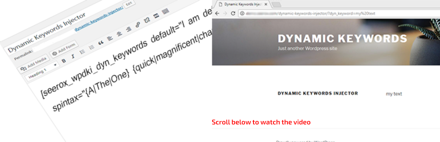 WP Dynamic Keywords Injector
