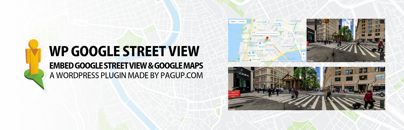 WP Google Street View (with 360° virtual tour) & Google maps + Local SEO