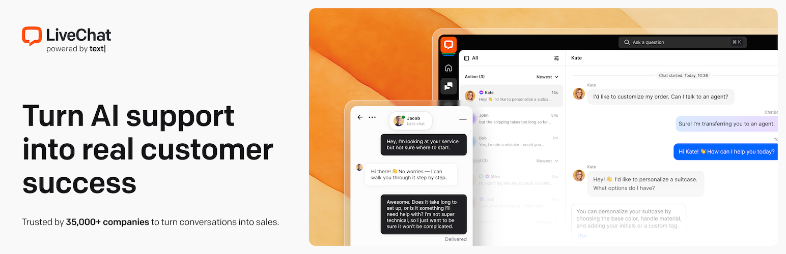 LiveChat – Live Chat Plugin for WP Websites