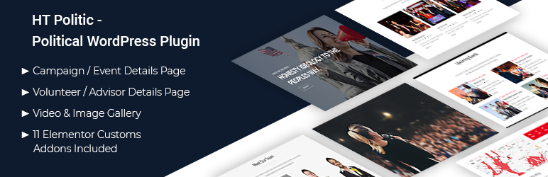 HT Politic – For Political WordPress Themes / Website