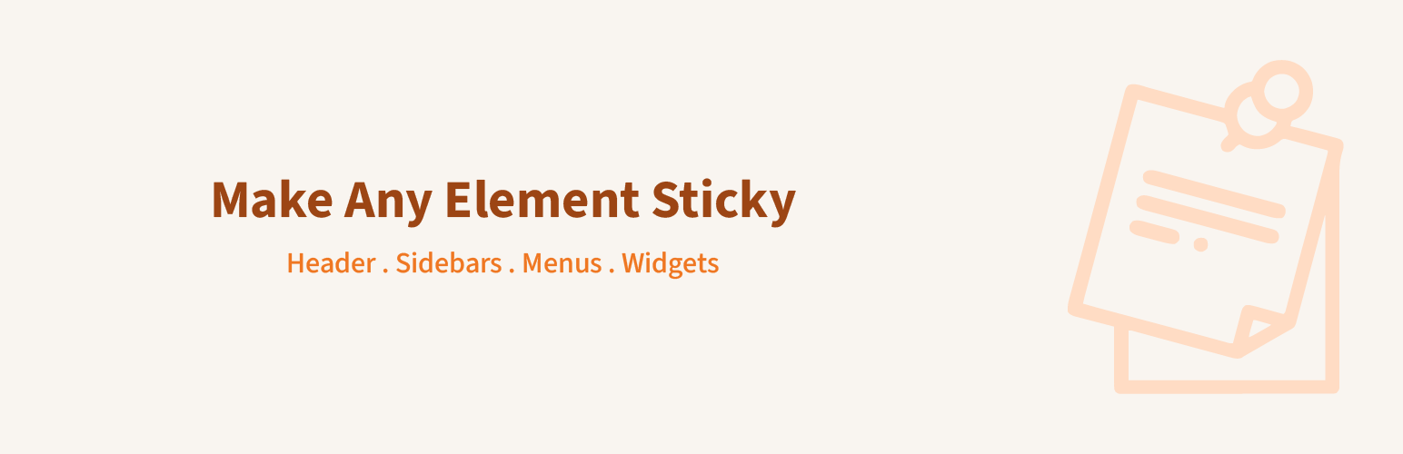 WP Stickit – Sticky Header, Menu, Sidebar & More