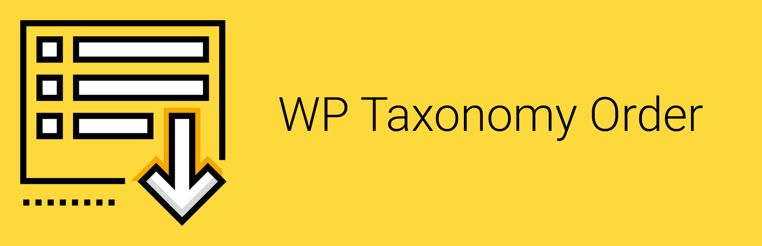 WP Taxonomy Order