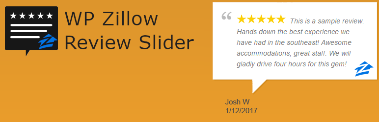 WP Zillow Review Slider