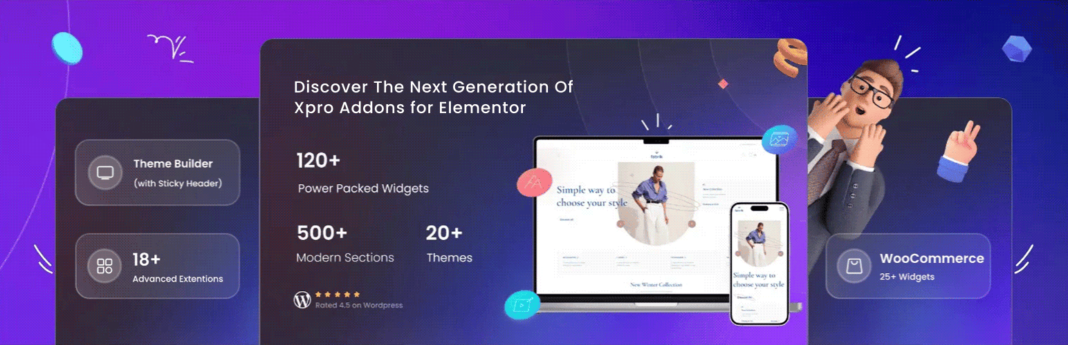 Xpro Addons — 140+ Widgets for Elementor