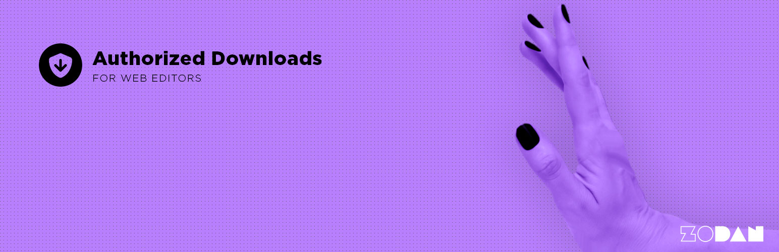 Zodan Authorized Downloads