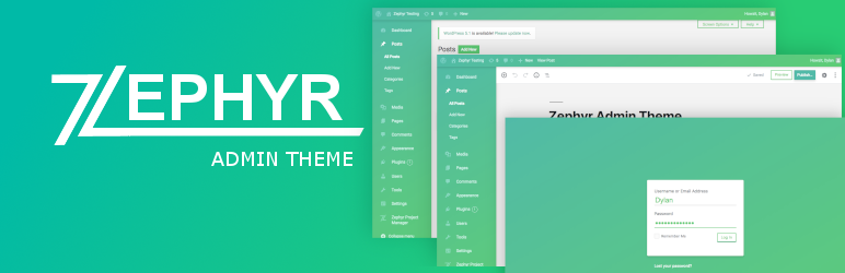 Zephyr Admin Theme