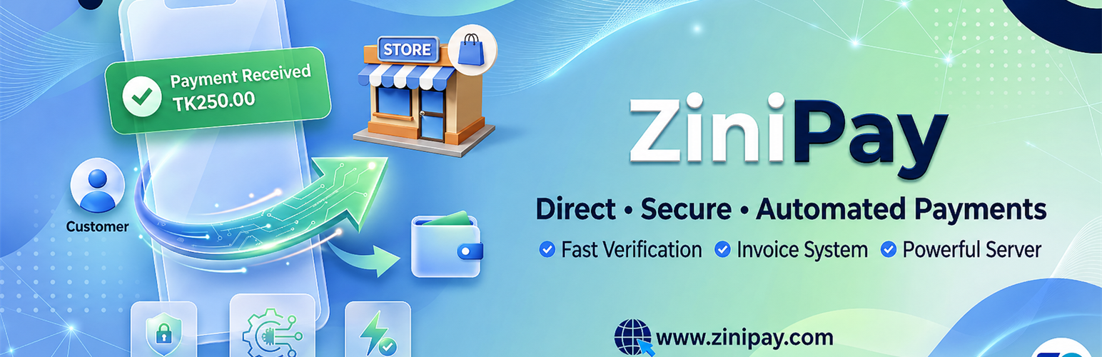 ZiniPay Gateway for WooCommerce